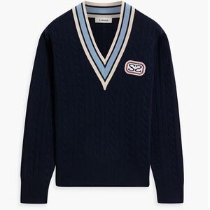 Sandro Cable Knit Wool-Blend Sweater